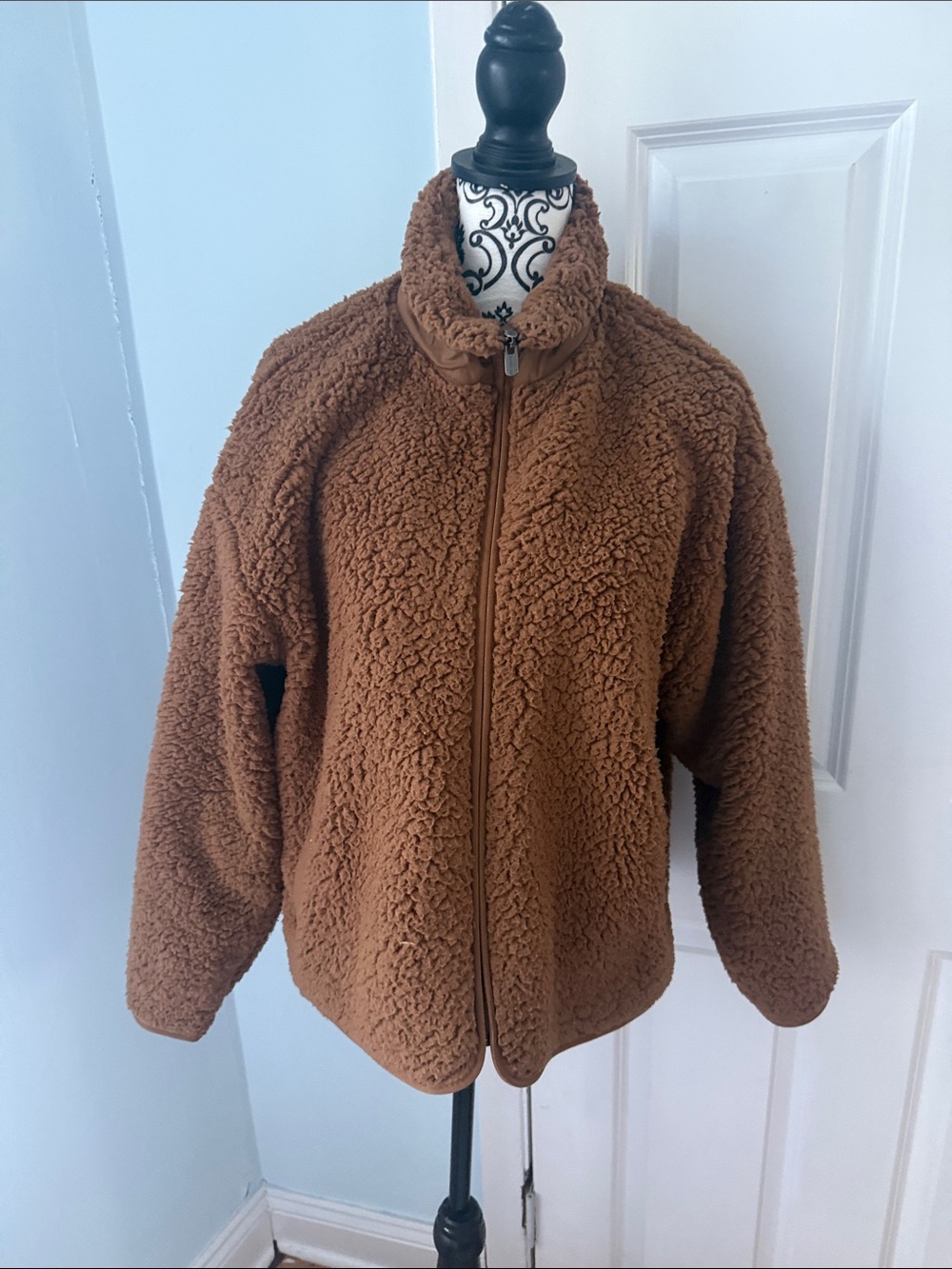 Cozy Sherpa Zip-Up Jacket